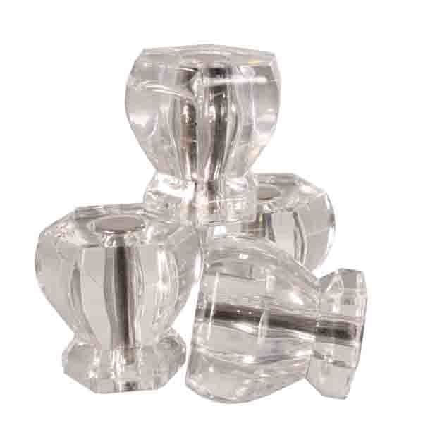 Acrylic Drawer Pulls & Cabinet Door Handles – Modern Furniture Knobs Set of 6