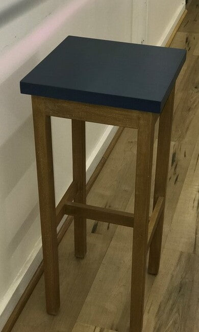 Charcoal Top Barstool or Tall Side Table 81cm High Modern Kitchen Furniture