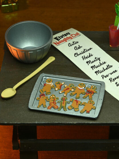 Elvira Very Scary Christmas Action Figure 8” with Holiday Accessories