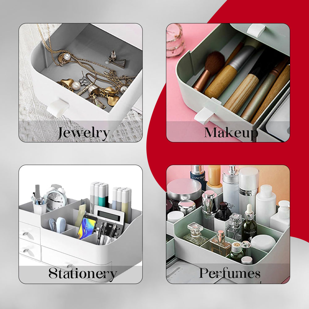 Fashyni Cosmetic Skincare Storage Box with Drawers for Organized Storage