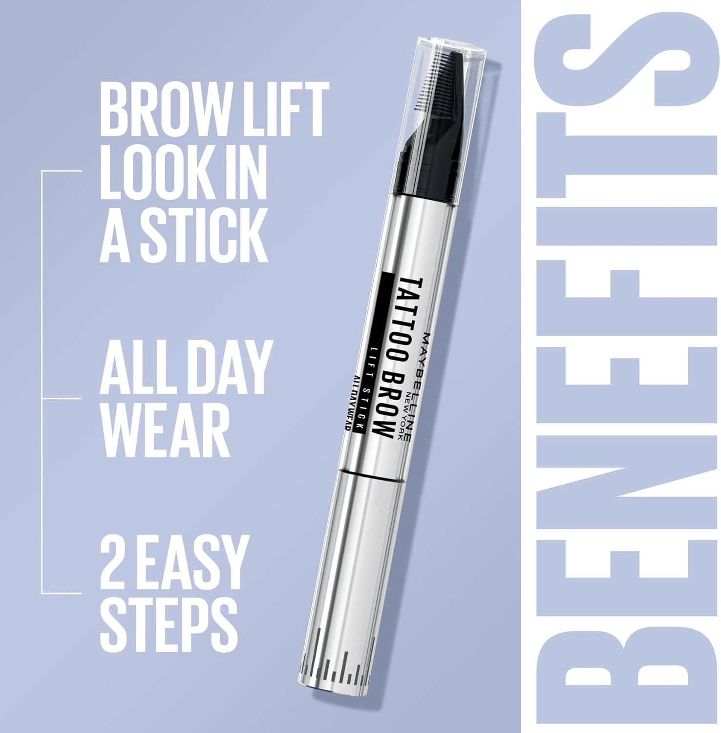 Maybelline New York, Eyebrow Shaper, Lifting And Filling, Tattoo Studio Brow Lift, 1.1g, Soft Brown