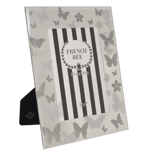 Butterfly Photo Frame 5x7 Inch Decorative Picture Frame for Home Decor