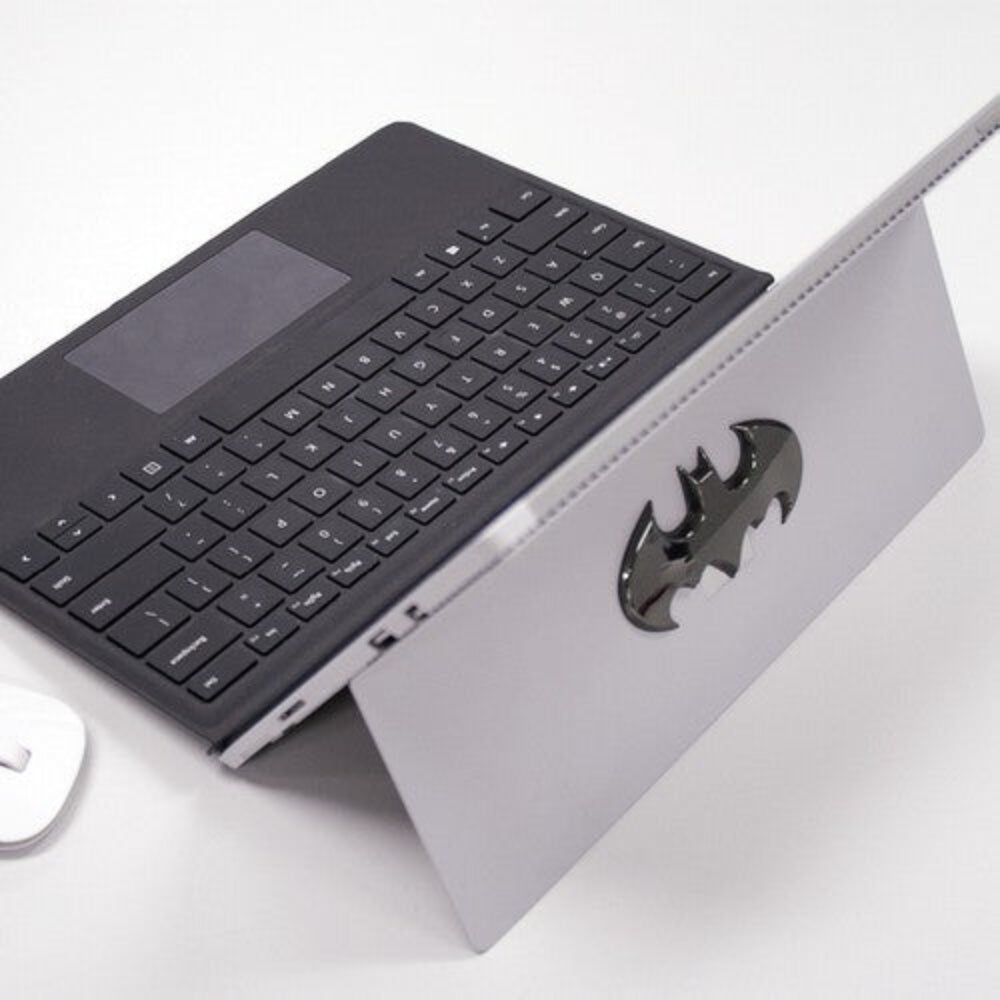 Fan Emblems Batman Batwing Logo 3D Car Badge (Black Chrome)