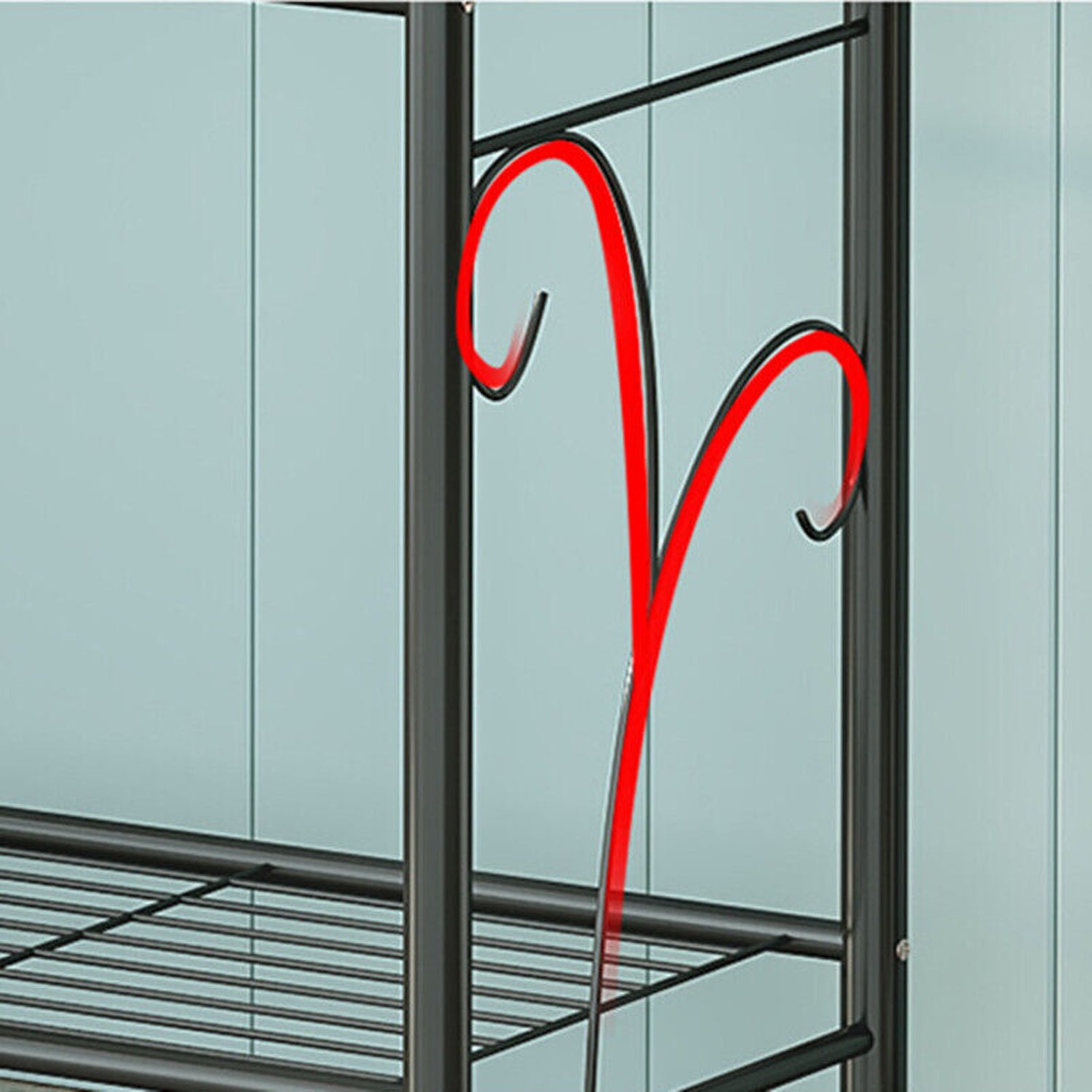 Hivvago 3-Tier Metal Plant Stand – Indoor Outdoor Rack for Potted Plants & Décor