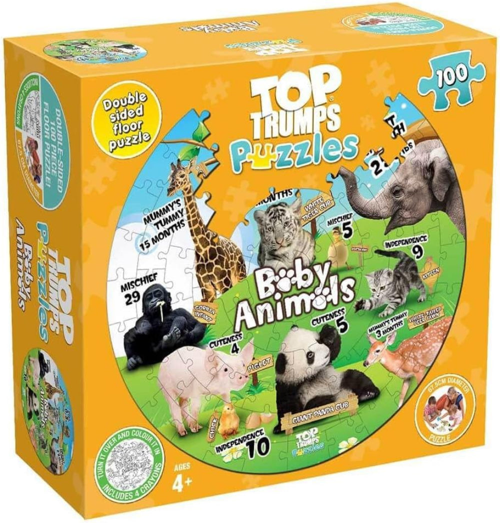 Top Trumps Winning Moves WMA Baby Animals Top Trumps Puzzle