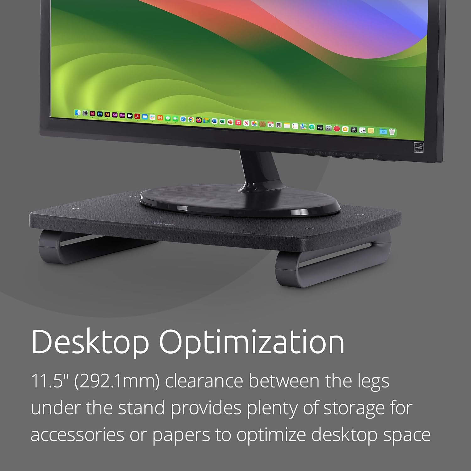 Kensington SmartFit Premium Monitor Desk Stand, Up TO 24 & 36KG - Black
