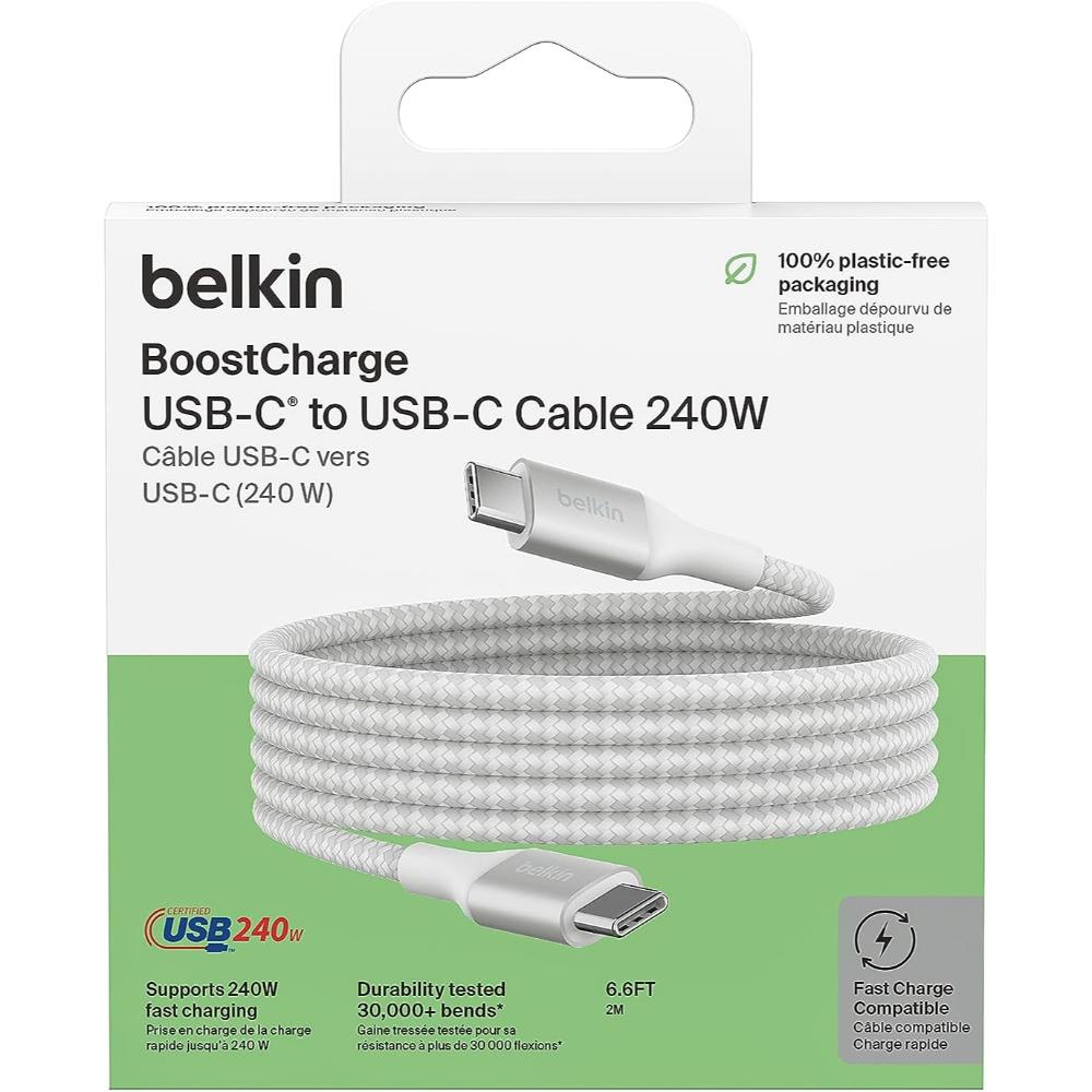 Belkin BoostCharge 2M USB-C to USB-C Fast Charging Cable