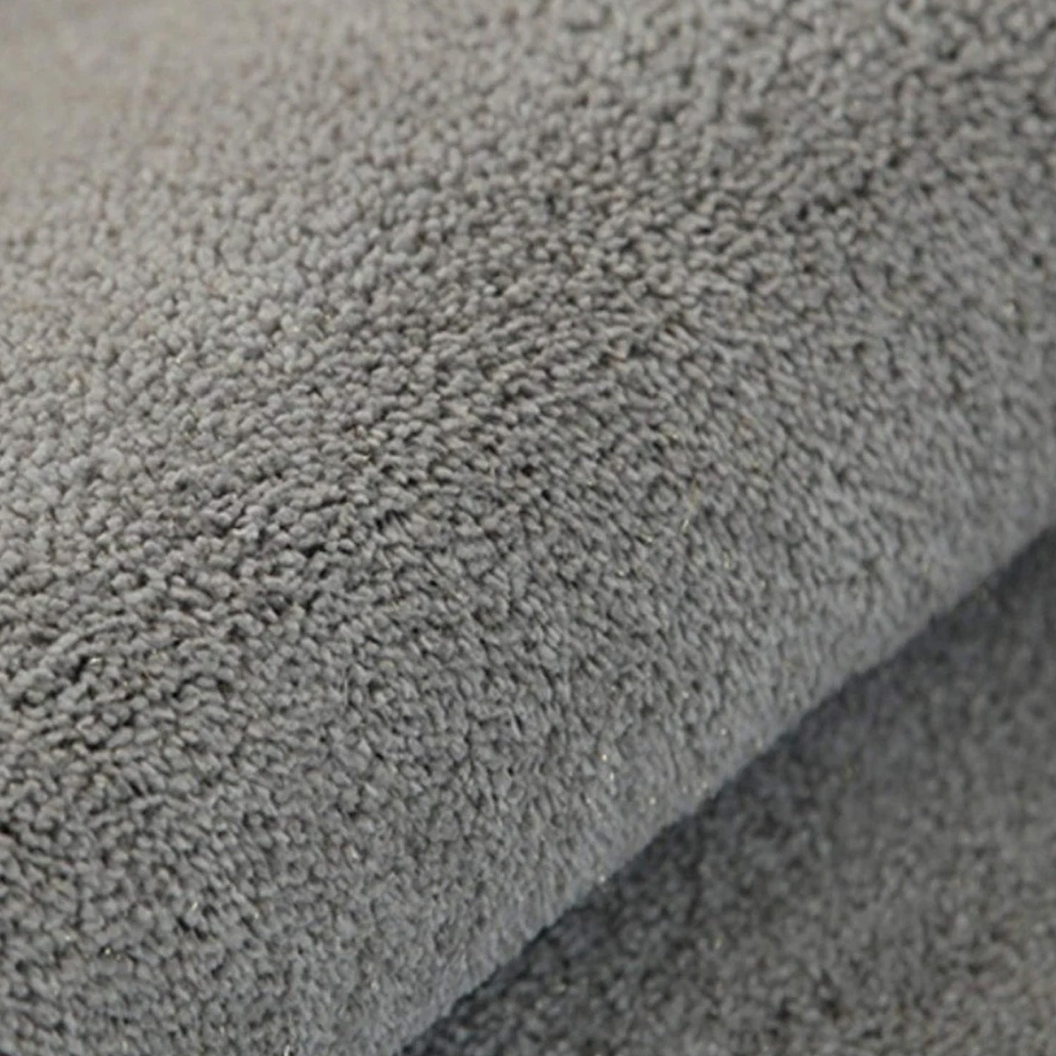 Hivvago Thick Memory Foam Bath Mat – Soft Velvet, Non-Slip, Grey Rug