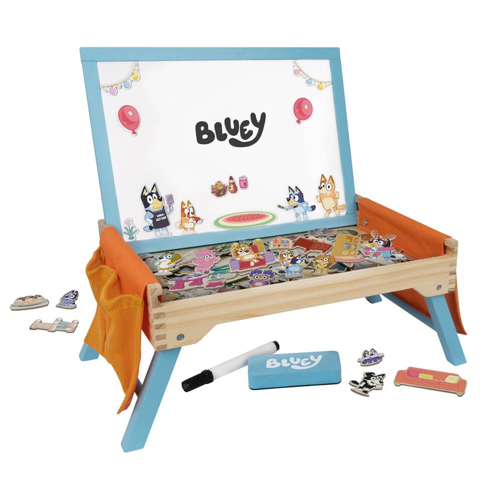 Bluey Creation Station Magnetic Activity Set with Whiteboard and Storage