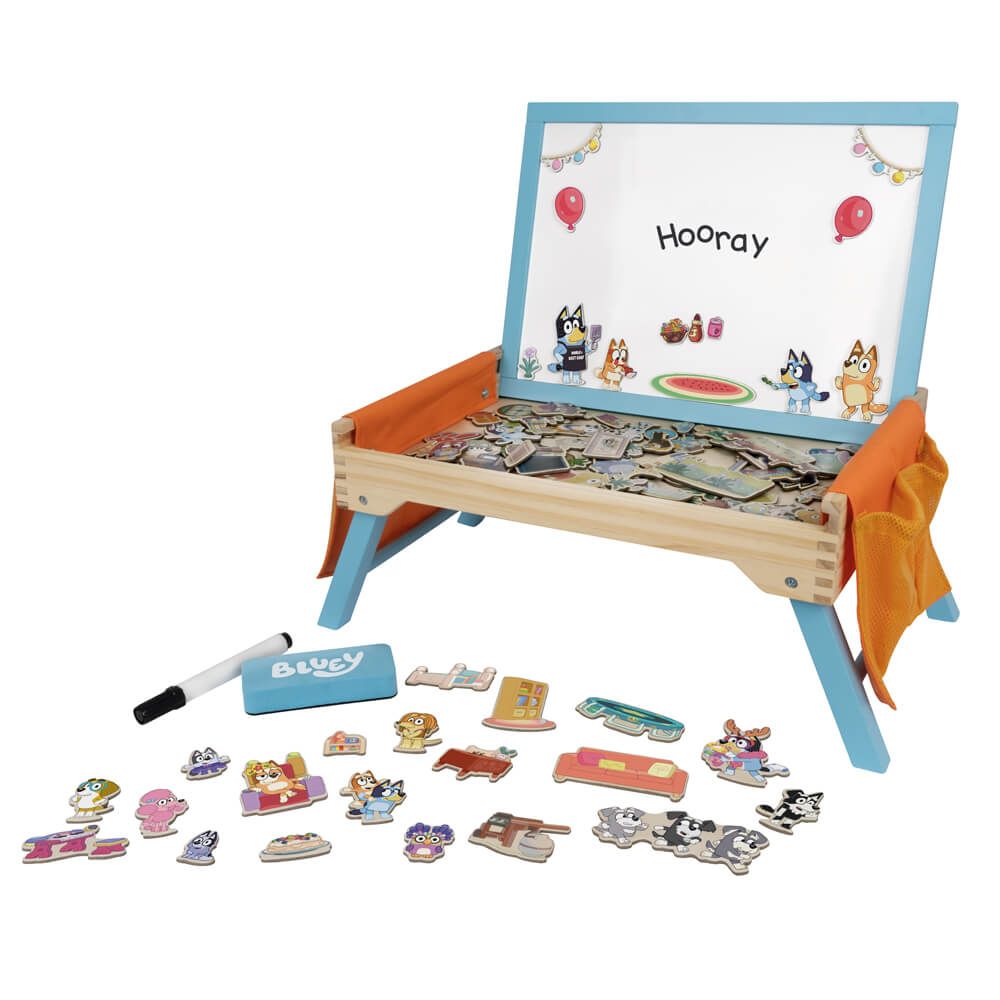 Bluey Creation Station Magnetic Activity Set with Whiteboard and Storage
