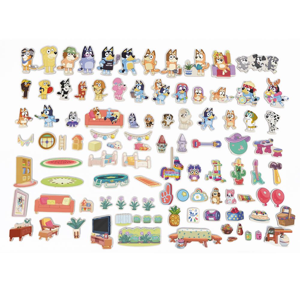 Bluey Creation Station Magnetic Activity Set with Whiteboard and Storage