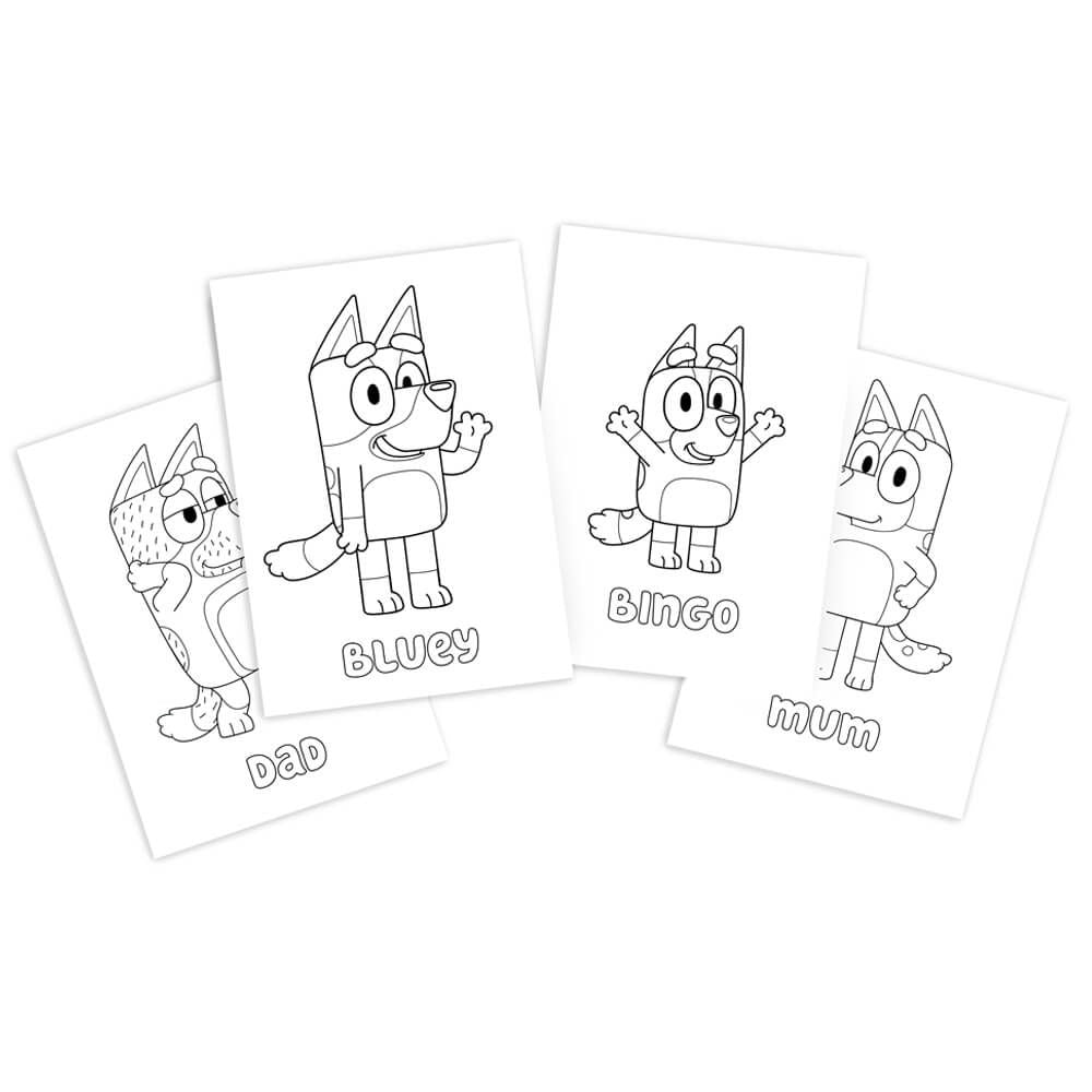 Bluey Creation Station Magnetic Activity Set with Whiteboard and Storage