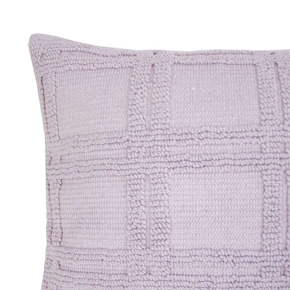 Bambury Christos Square Cushion - Lilac