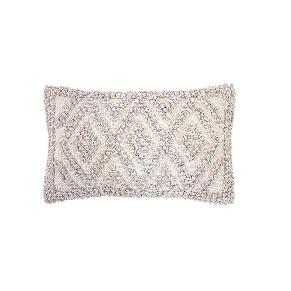 Bambury Emmeline Rectangle Cushion - Pebble