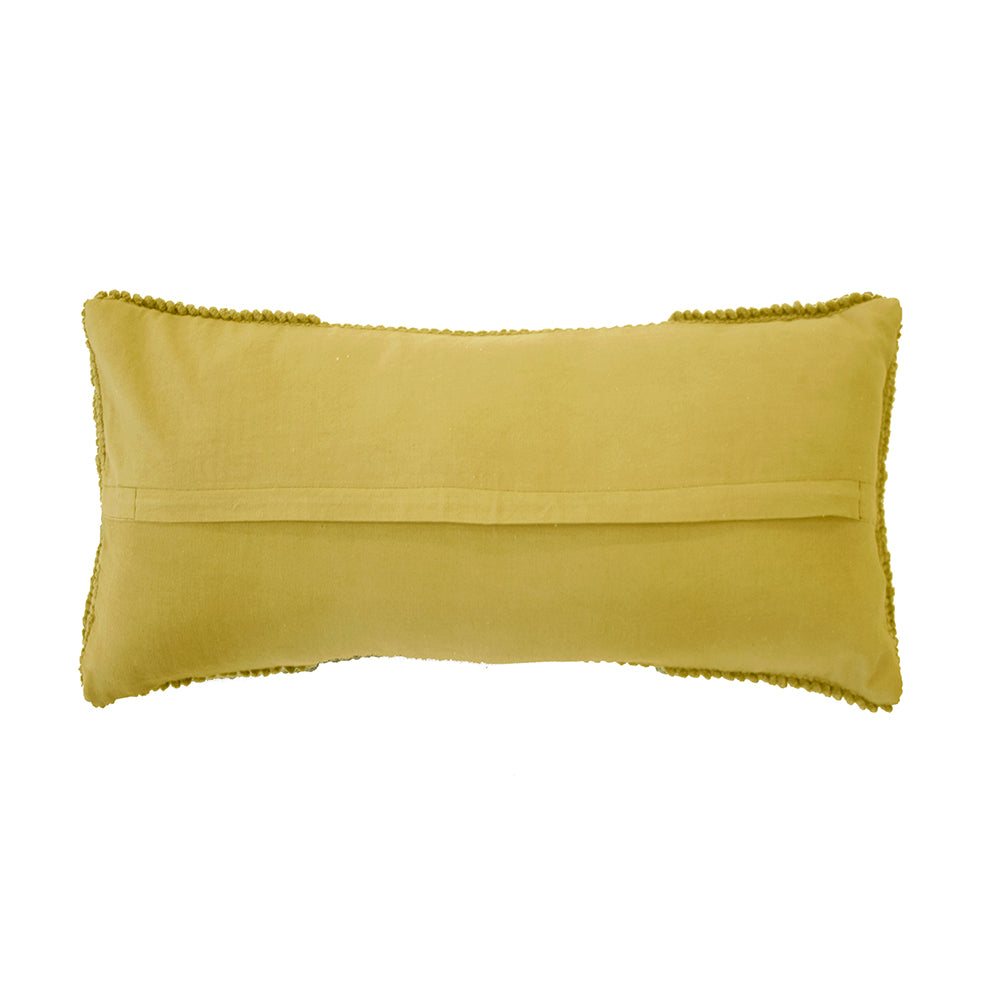 Bambury Rhodes Rectangle Cushion - Pickle
