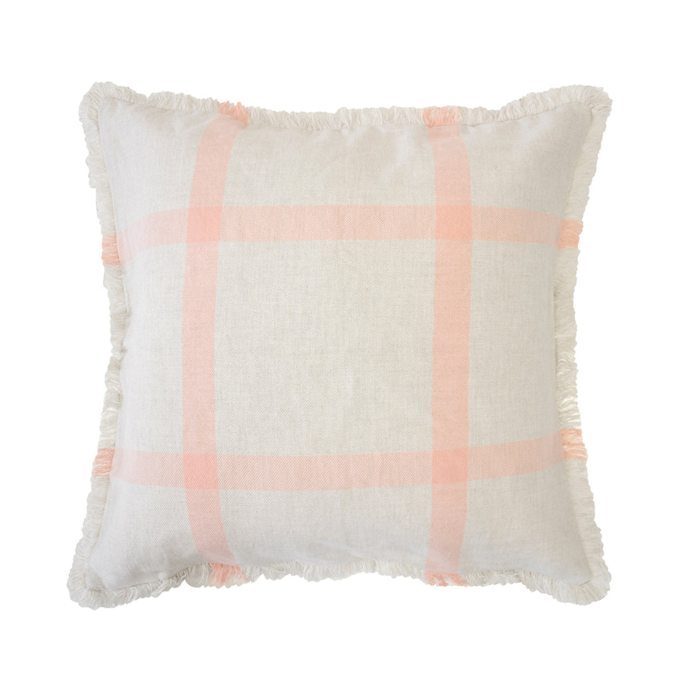 Bambury Stewart Square Cushion - Papaya