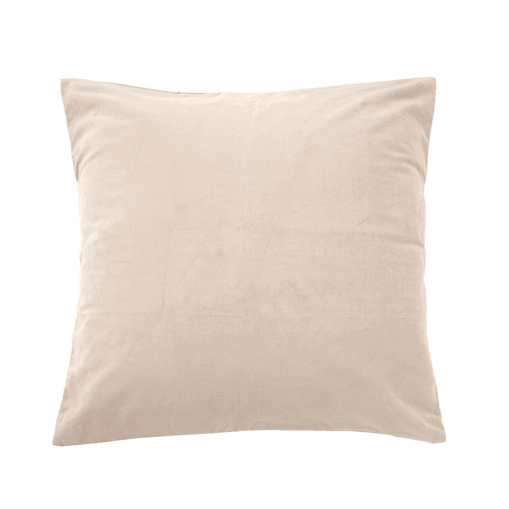 Bambury Velvet European Pillowcase - Pearl