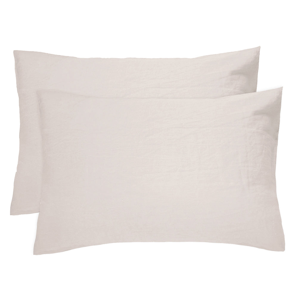 Bambury French Flax Linen Pillowcase Pairs