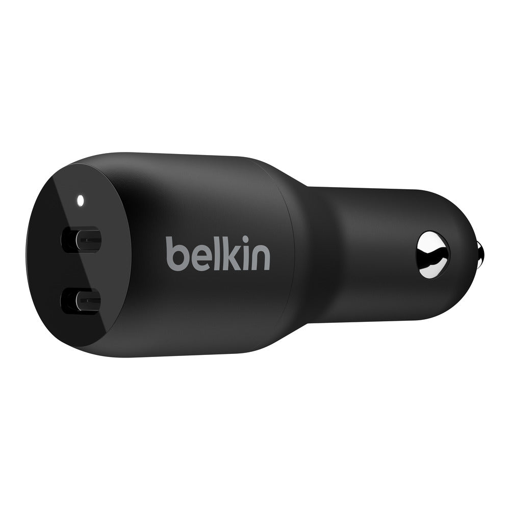 Belkin BoostCharge 36W Car ChargerWith Dual USB-C Outputs
