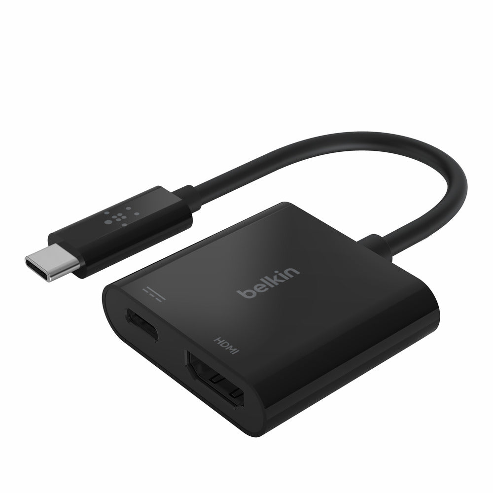 Belkin USB-C to HDMI and Charge AdapterUniversally compatible - Black