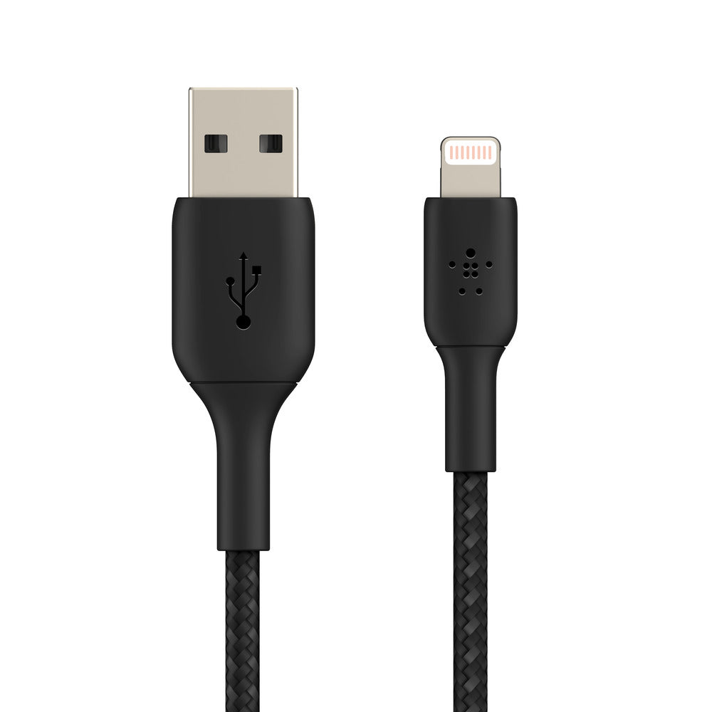 Belkin BoostCharge Lightning to USB-A 0.15M Cable For Apple Devices - Black