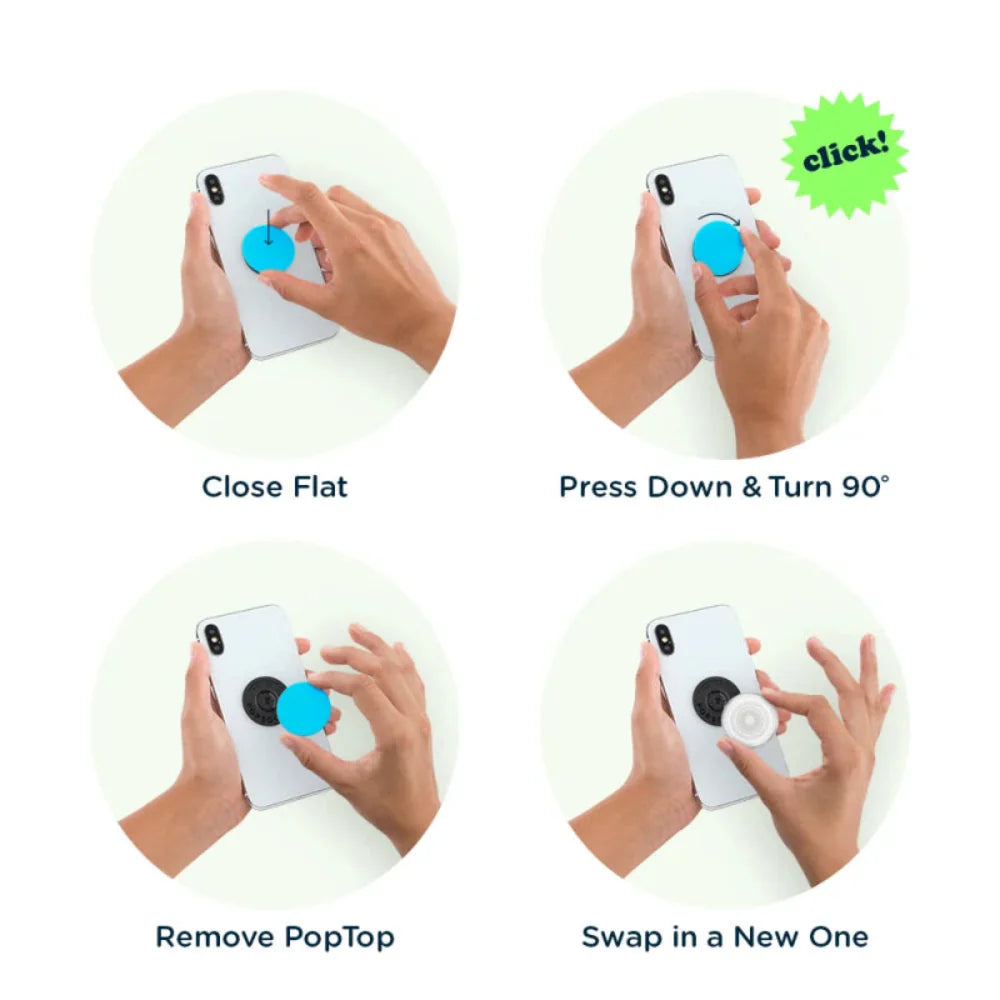 Popsockets PopGrip (Gen2)-Clear