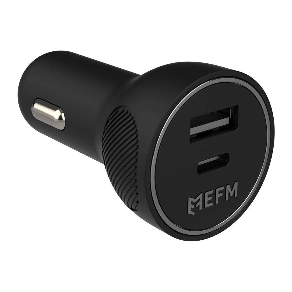 EFM 48W Dual Port Car ChargerWith Power Delivery and PPS