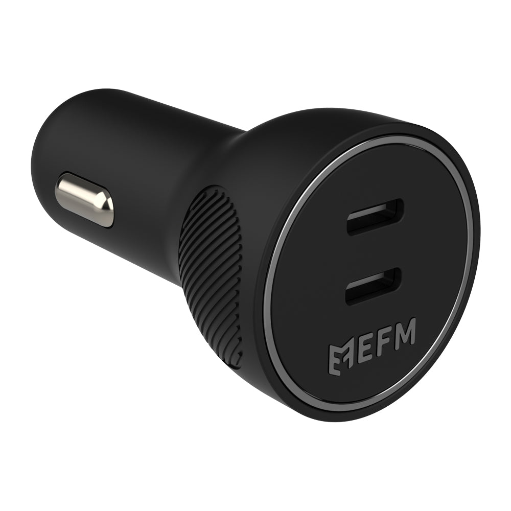 EFM 60W Dual Port Car ChargerWith Power Delivery and PPS