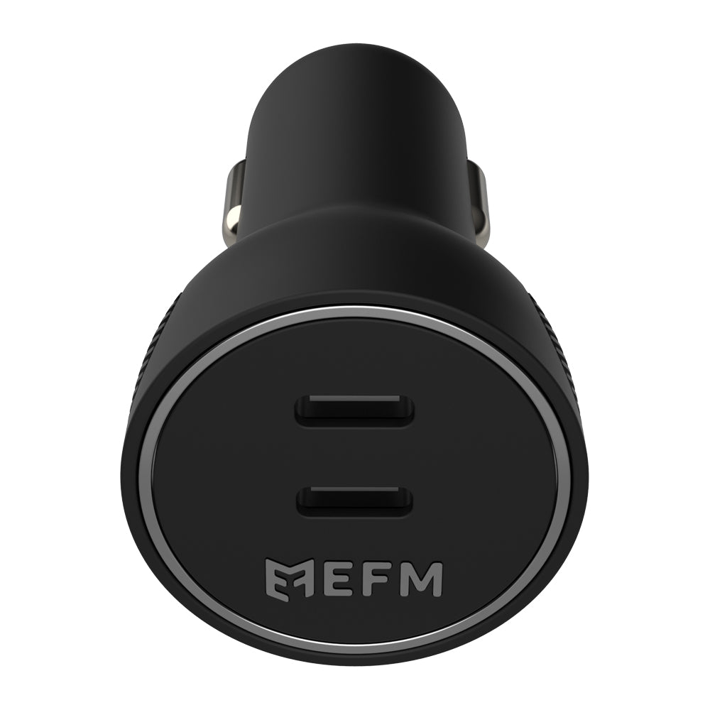 EFM 60W Dual Port Car ChargerWith Power Delivery and PPS
