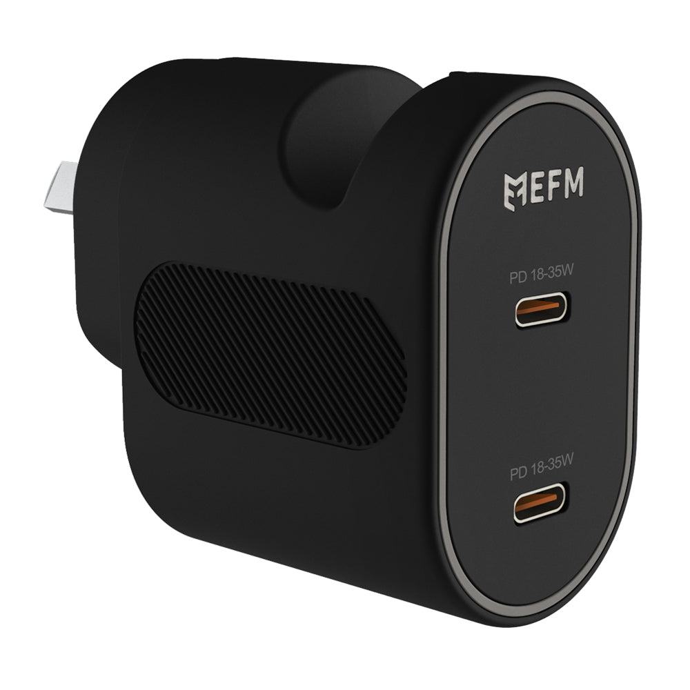 EFM 35W Dual Port Wall ChargeWith Power Delivery and PPS