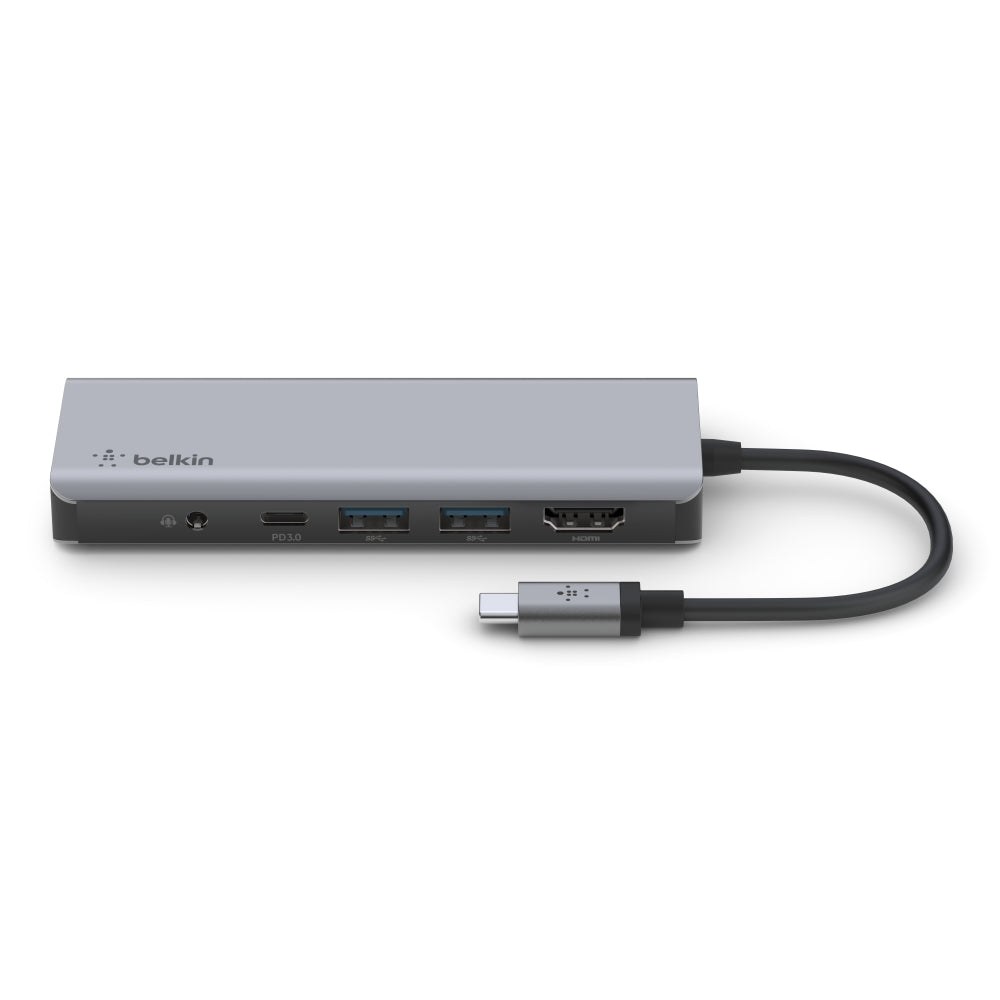 Belkin CONNECT USB-C 7-in-1 Multiport Hub AdapterSpace Grey