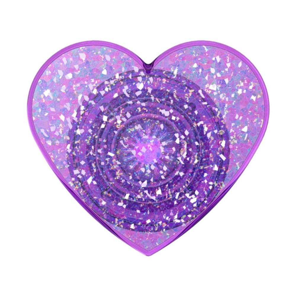 PopSockets PopGrip Universal Grip (Gen2) Holder-Iridescent Dreamy Heart-Iridescent
