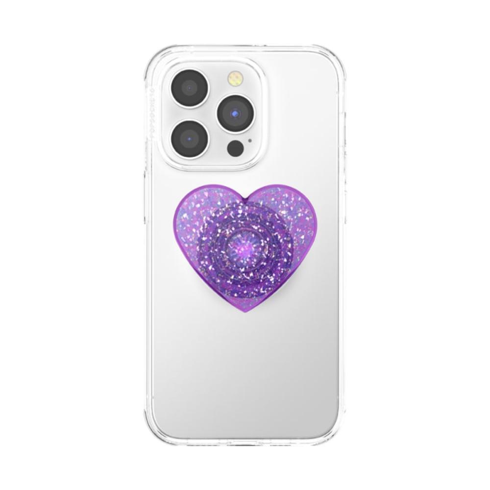 PopSockets PopGrip Universal Grip (Gen2) Holder-Iridescent Dreamy Heart-Iridescent