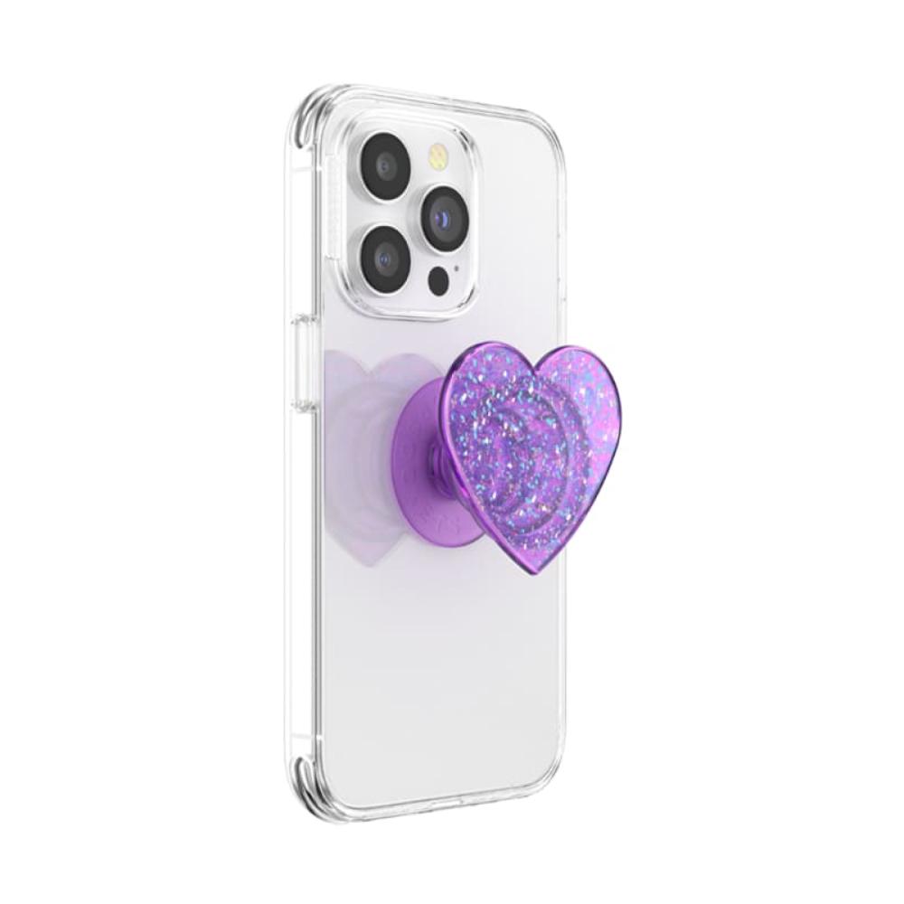 PopSockets PopGrip Universal Grip (Gen2) Holder-Iridescent Dreamy Heart-Iridescent