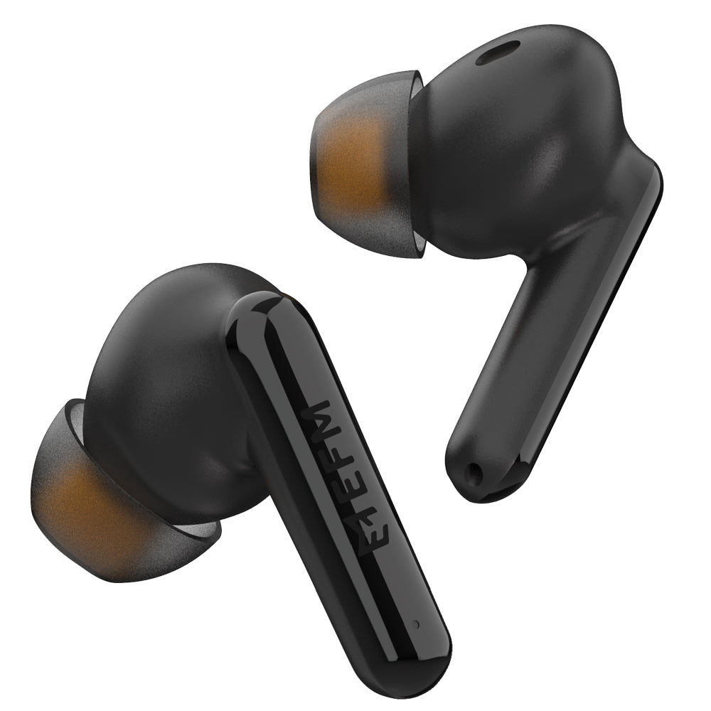 EFM Boston TWS Earbuds with Wireless Charging – Black