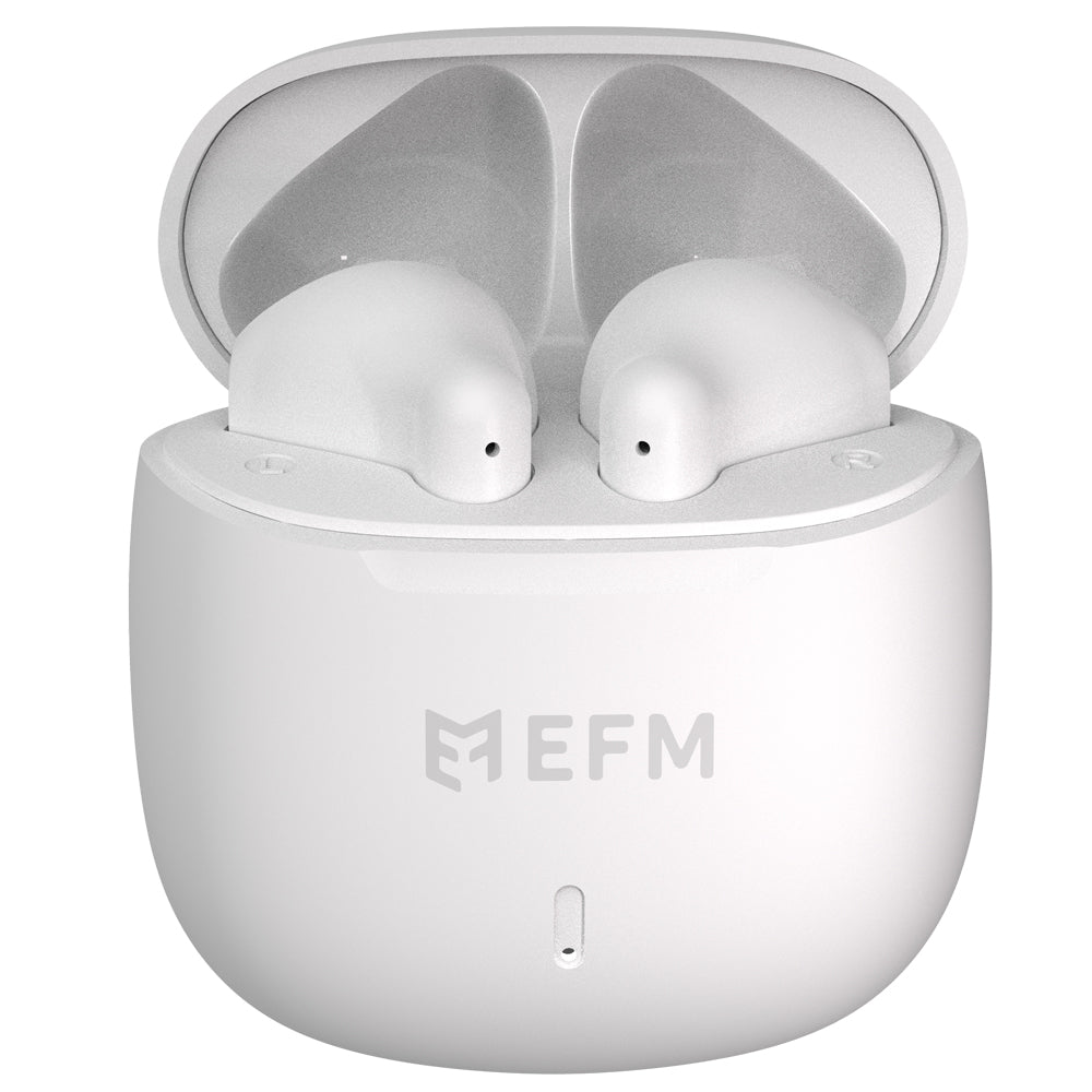 EFM Kansas TWS EarbudsWith Fast Charge - White