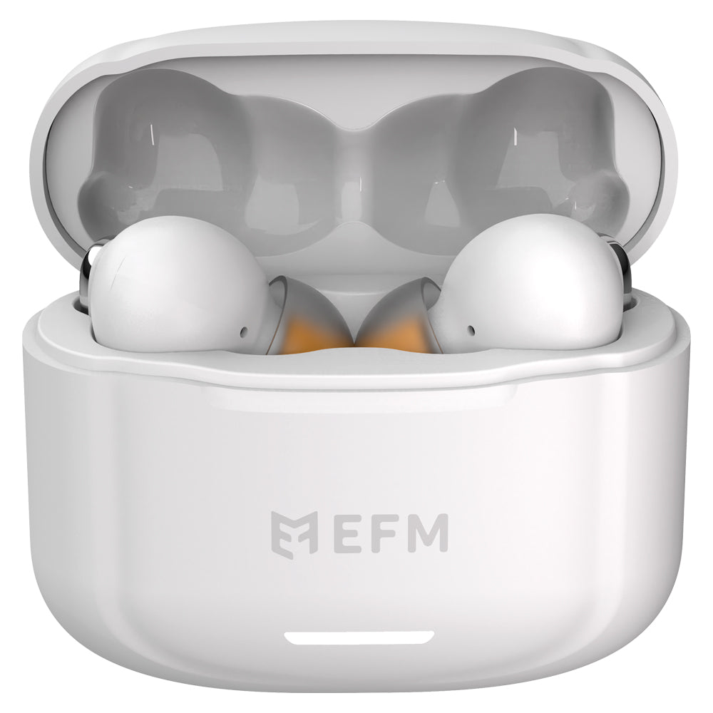 EFM New Orleans TWS EarbudsWith Active Noise Cancelling - White