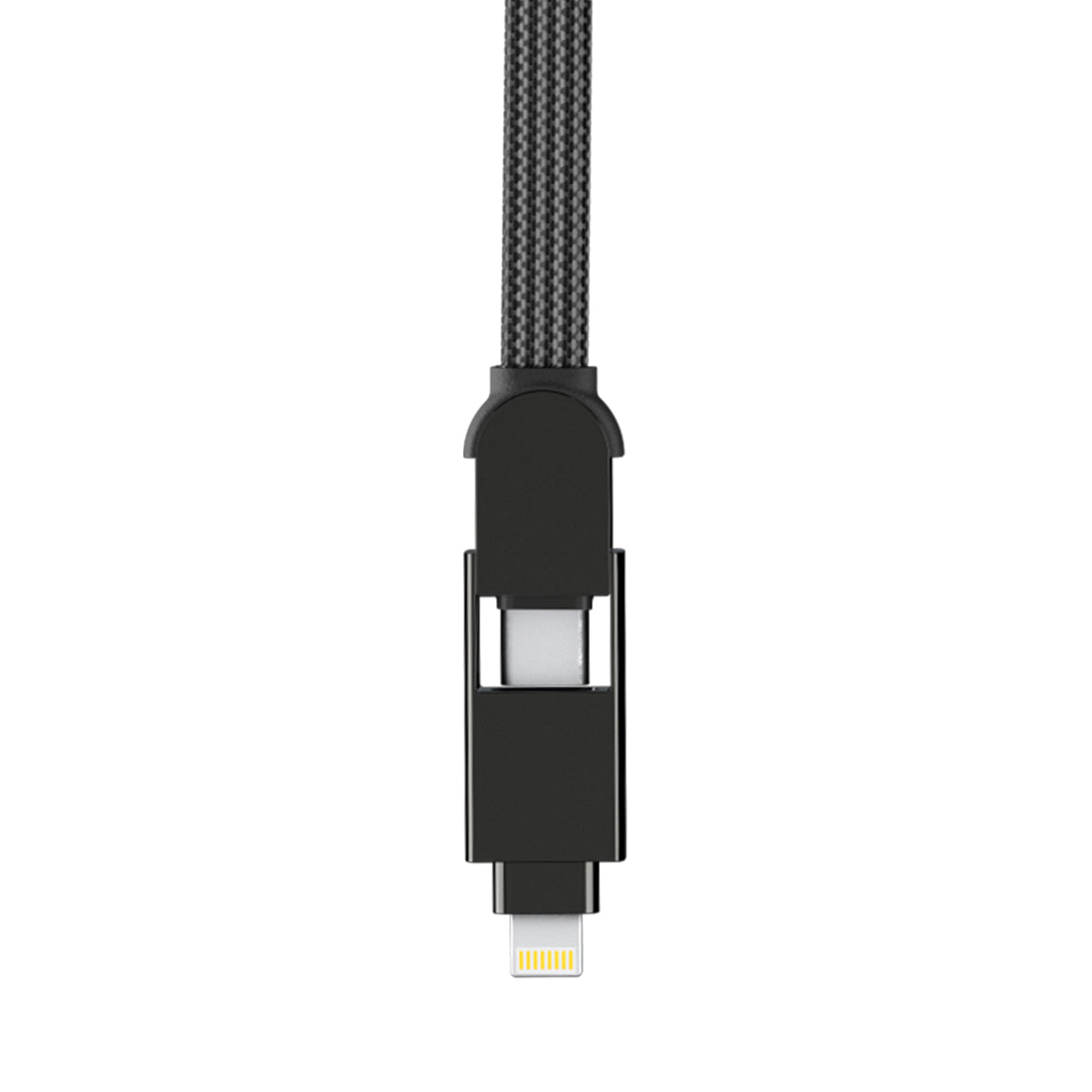 Rolling Square inCharge XL100W 6 in 1 Travel Charging Cable - 30cm - Urban Black