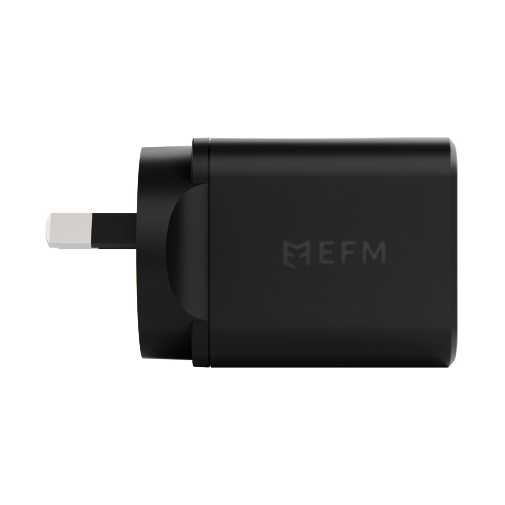 EFM ECO 40W Dual Port Wall Charger With GaN  Power Delivery and PPS