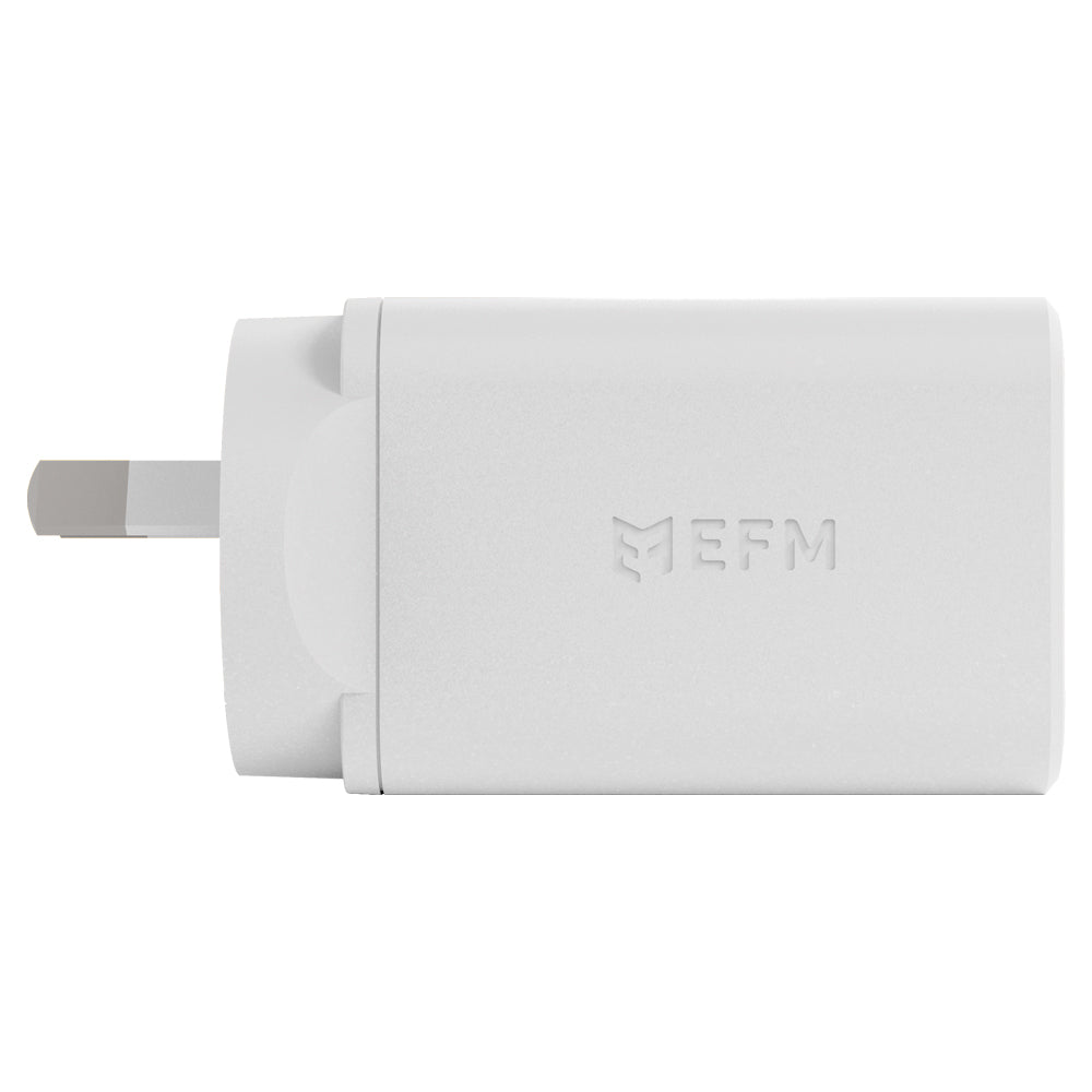 EFM ECO 50W Dual Port Wall ChargerWith GaN  Power Delivery and PPS