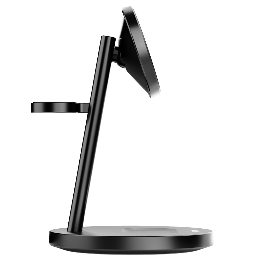 EFM Qi2 Trio Wireless Charge Stand – 30W Power & 5W Power Compatible