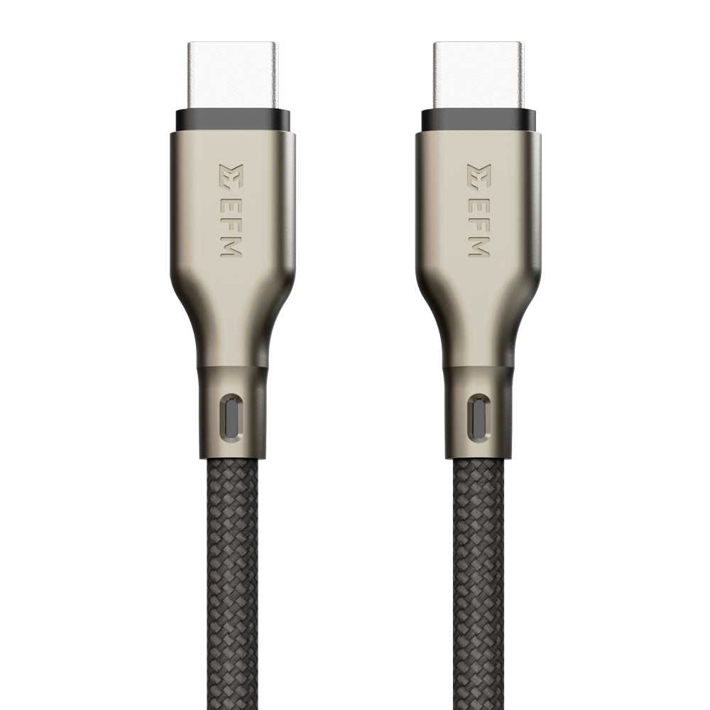 EFM USB-C to USB-C Pro Power and Data CableWith Aramid Fibre Reinforcement 1M