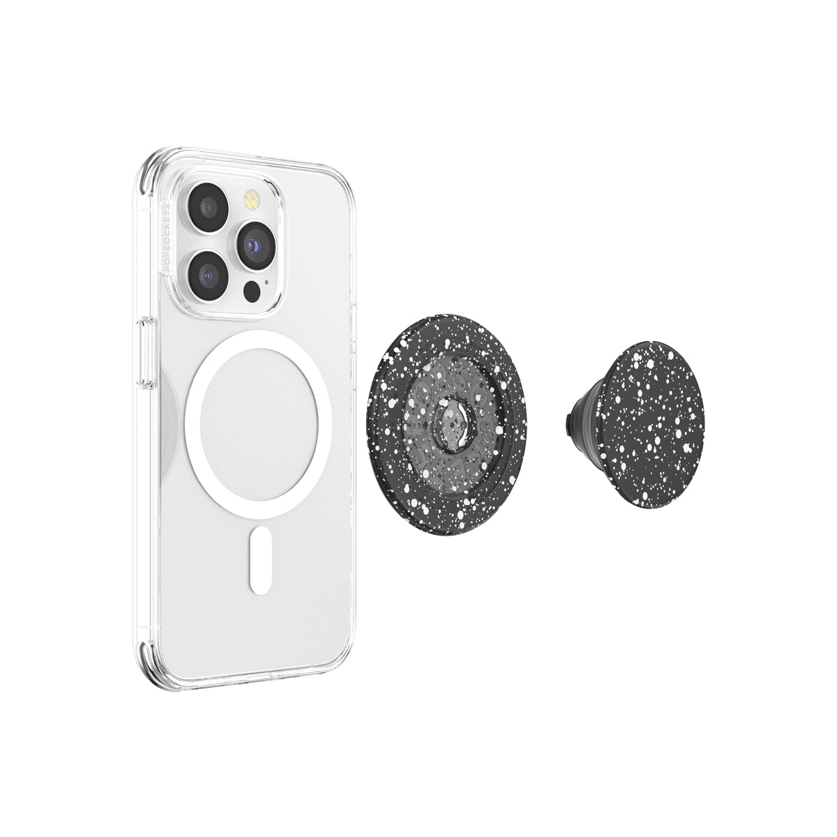 PopSockets Magnetic PopGrip Gen 2 – MagSafe Grip & Stand for iOS Devices, Black