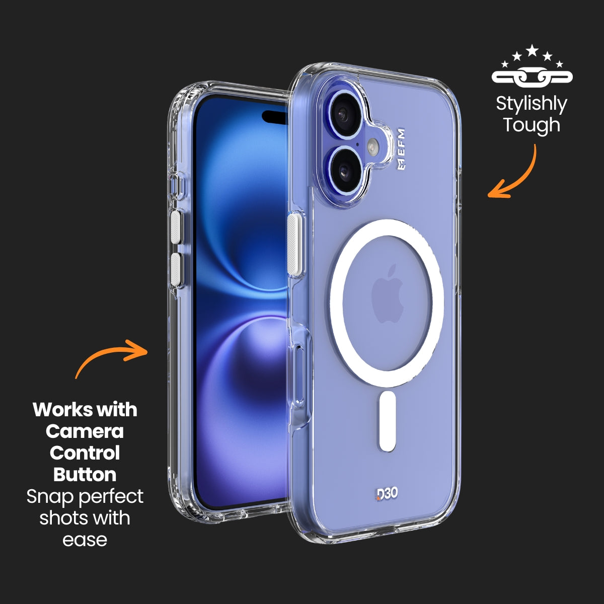 EFM Aspen Case with D3O Bio for iPhone 16 Series