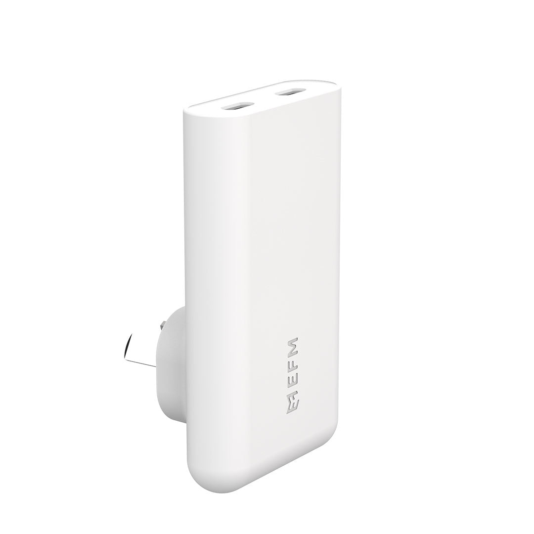 EFM 65W SlimLine Wall Charger With GaN  Power Delivery and PPS