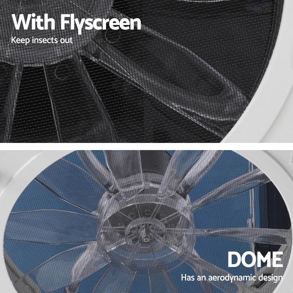 Weisshorn Caravan Air Vent Roof Hatch 12V Shower Fan Reversible Airlfow Rainy Use Camper