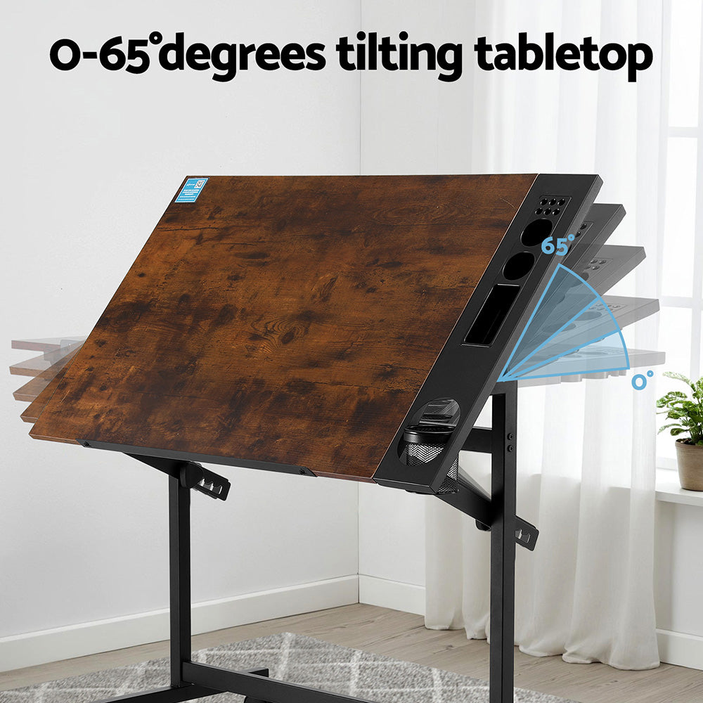 Artiss Drafting Table Drawing Desk Art Desk Multi-Functional Craft Drawing Table