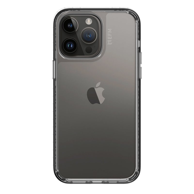 EFM Zurich Case Armour for iPhone Series – Clear & Black