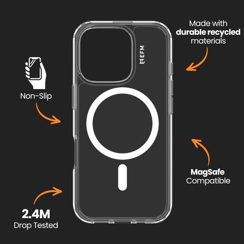 EFM Zurich Shockproof Slim Case for iPhone 16 and 17 Series