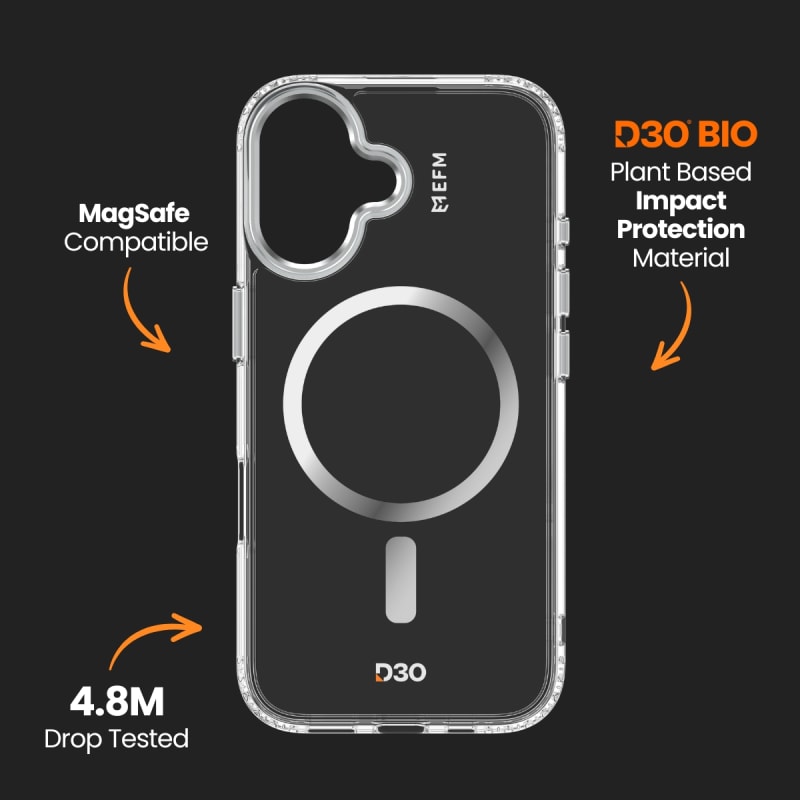 EFM Volta Case with D3O Bio for iPhone 16 & 17  Series